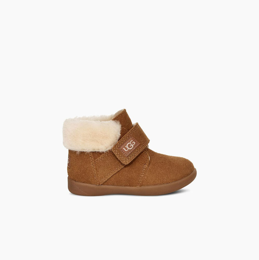 UGG Nolen Brown Boots for Toddlers (VEKA40852)